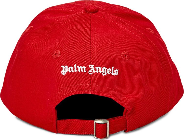 Palm Angels Classic Logo Cap RedWhite