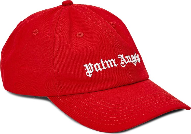 Palm Angels Classic Logo Cap RedWhite