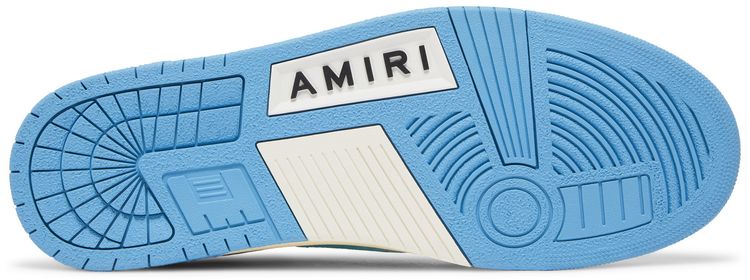 Amiri Skel Top Low Bandana   White Blue