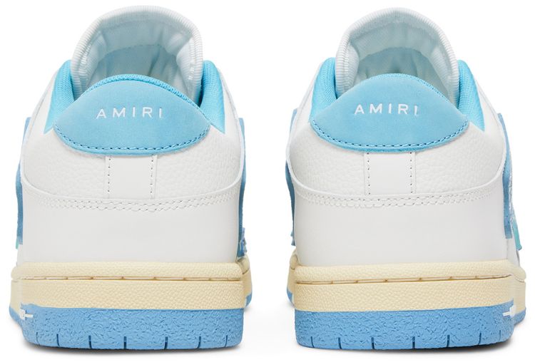 Amiri Skel Top Low Bandana   White Blue