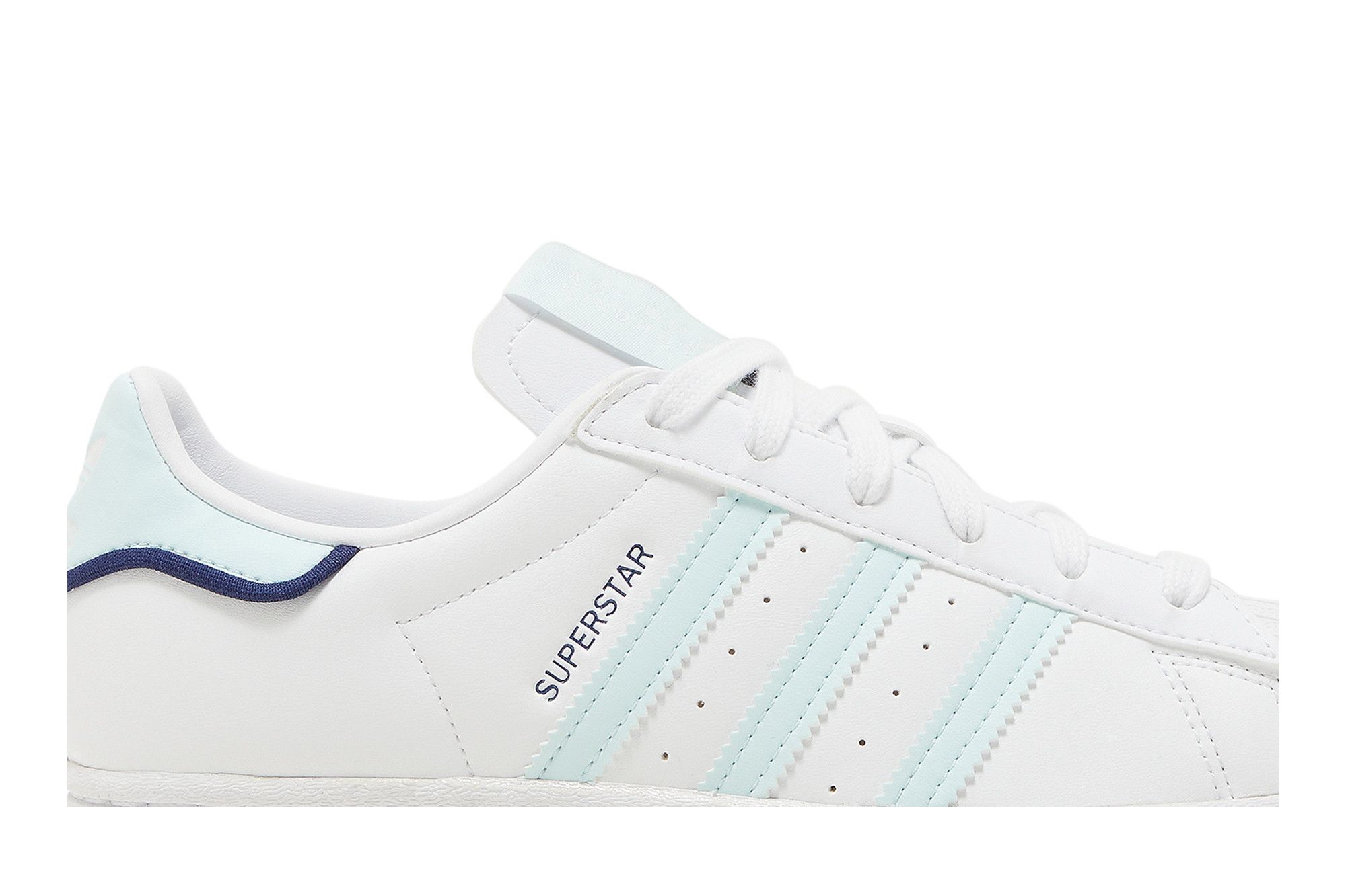Light blue superstars cheap