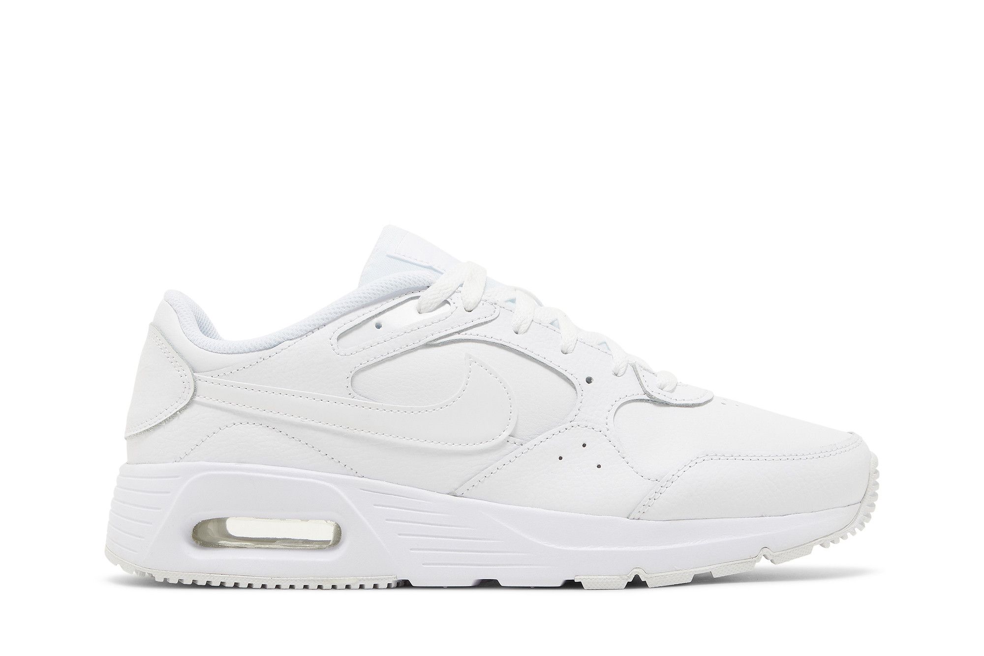 Womens nike air max white leather on sale