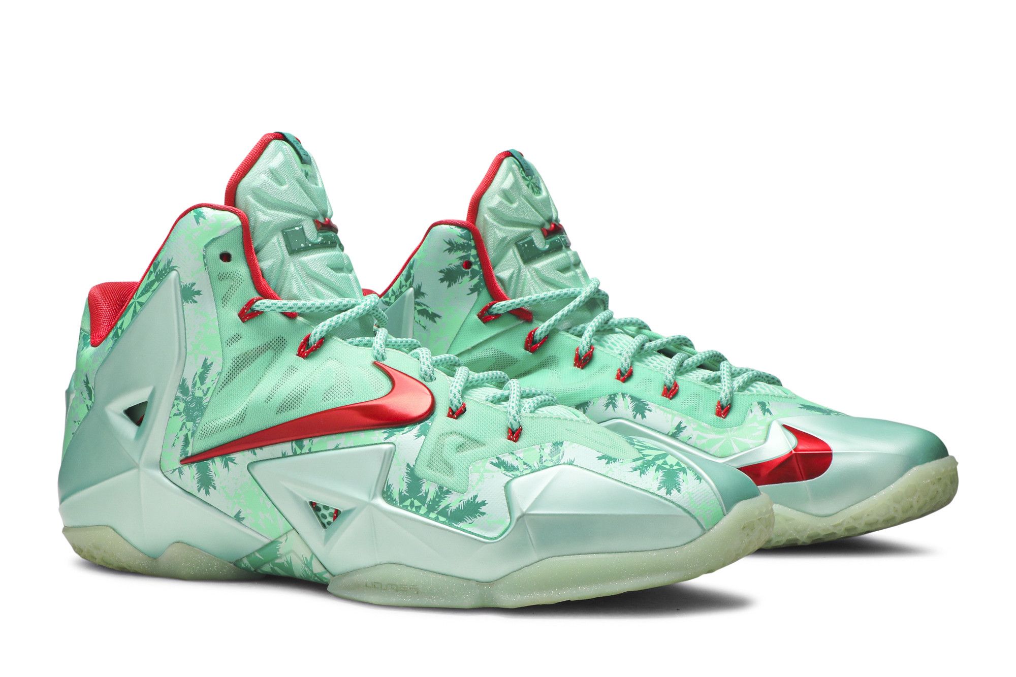 Buy LeBron 11 Christmas 616175 301 GOAT