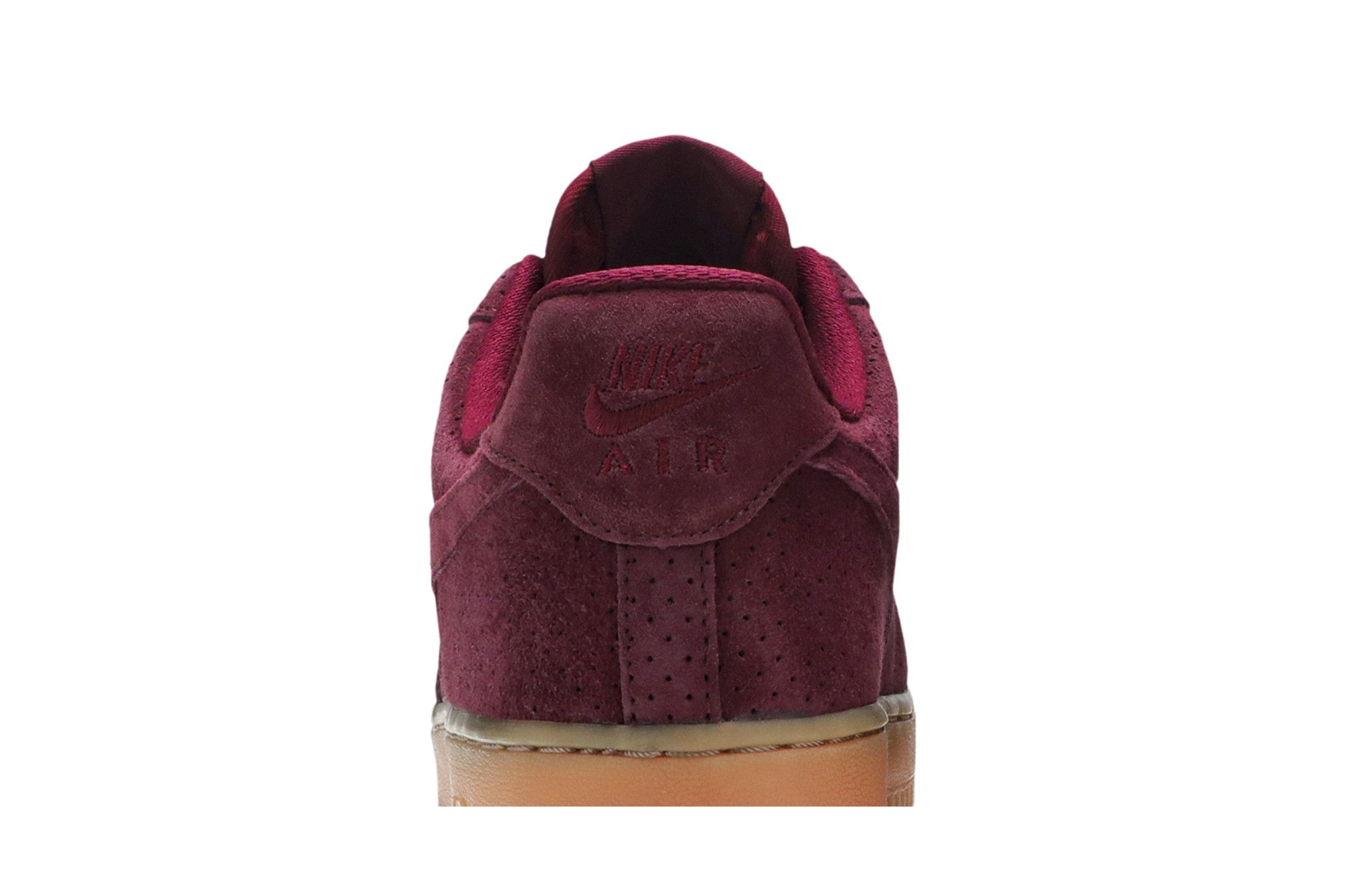 Air force 1 '07 prm deep garnet gum suede outlet