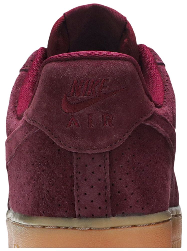 Nike Wmns Air Force 1 07 Suede Deep Garnet