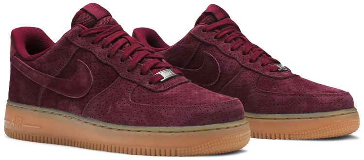 Nike Wmns Air Force 1 07 Suede Deep Garnet