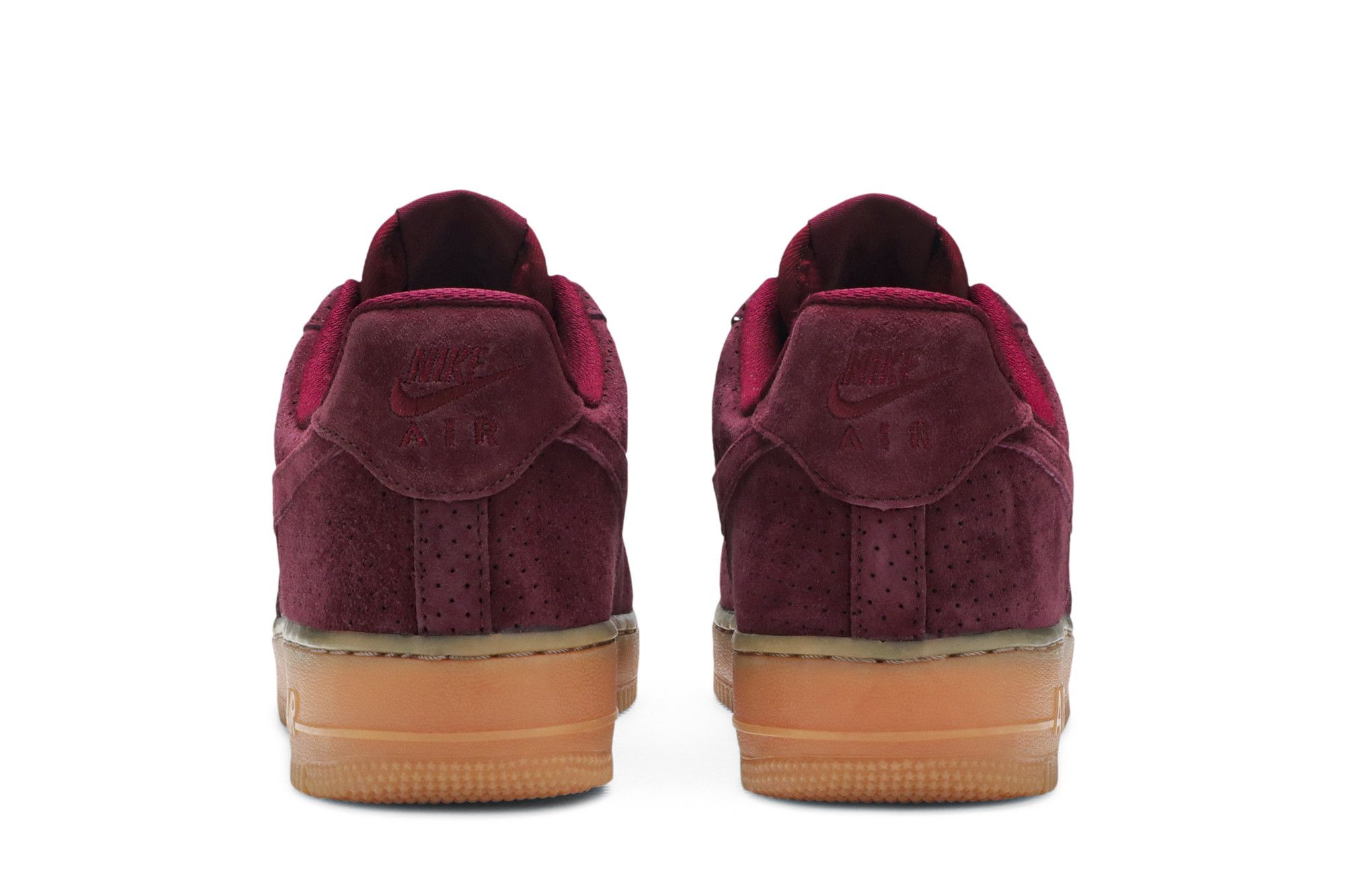 Air force 1 '07 prm deep garnet gum suede cheap