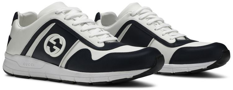 Gucci Leather Low Top Blue