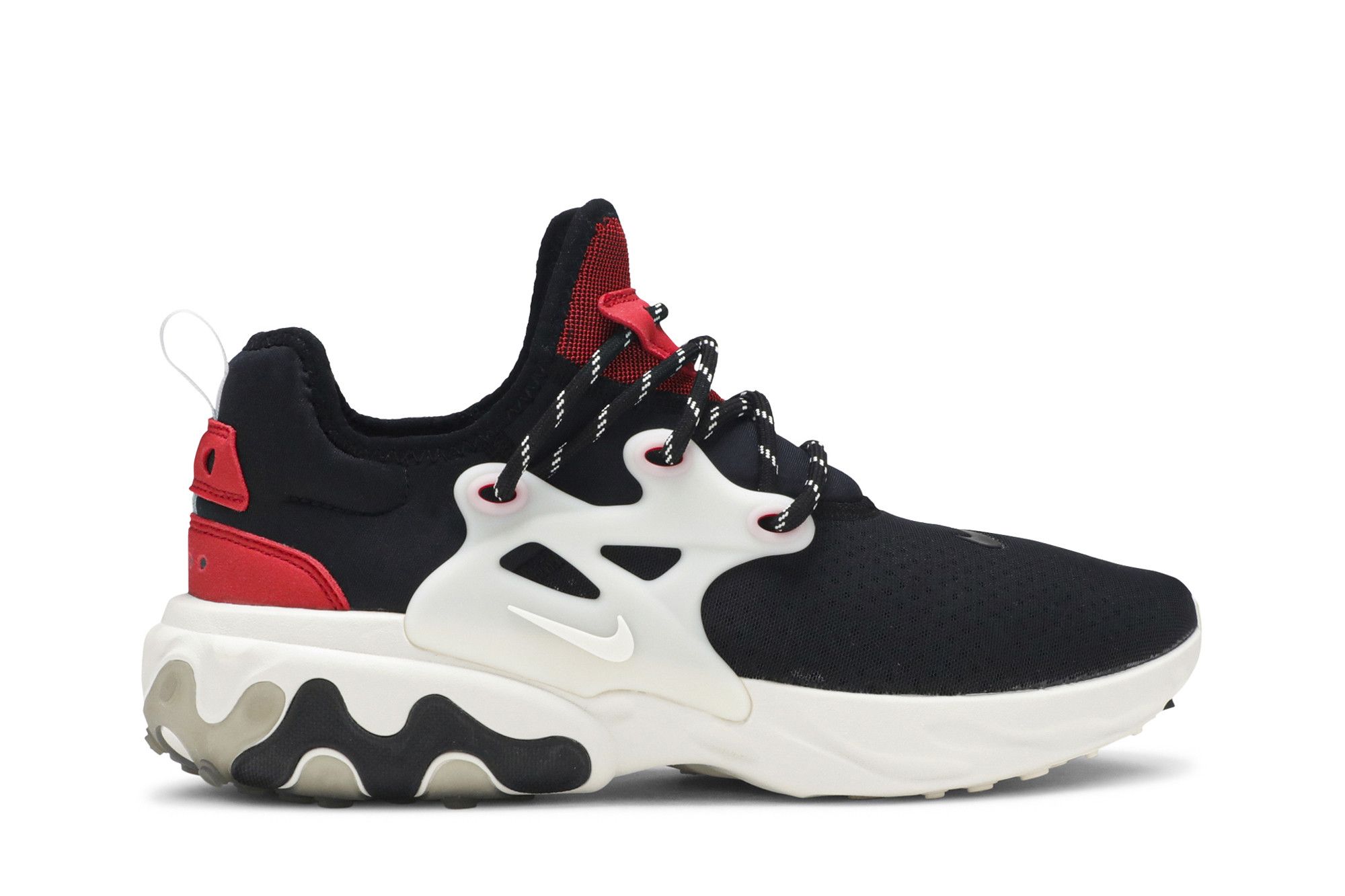 Nike react online presto black red