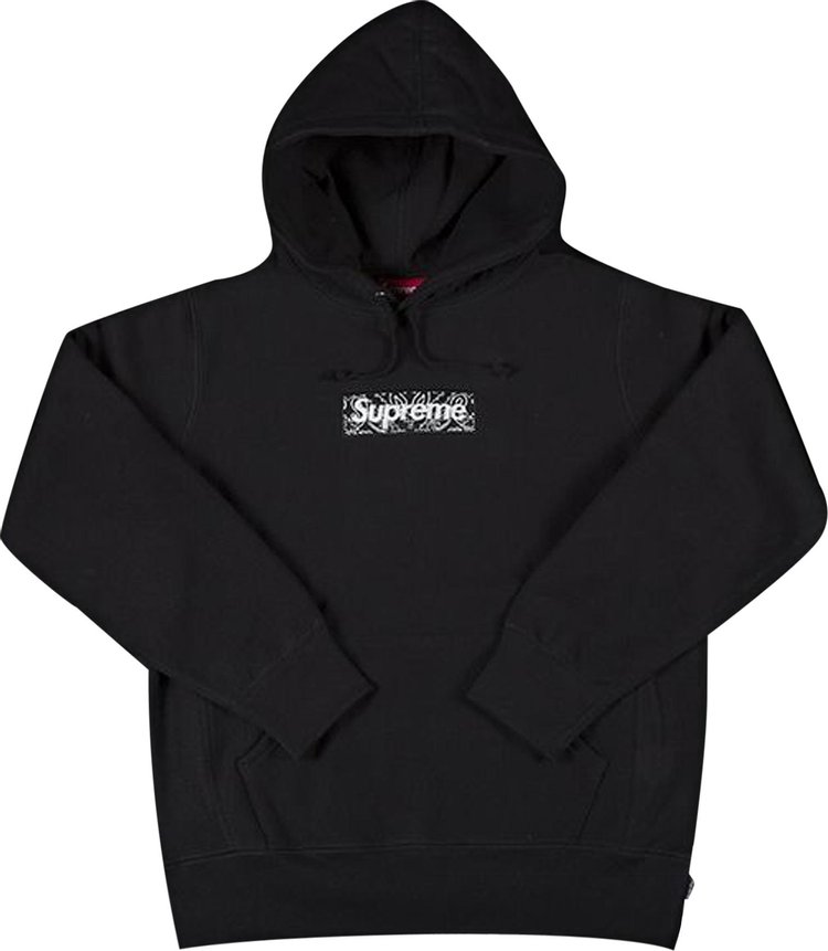 Supreme Box Hooded Sweatshirt 'Black' | GOAT