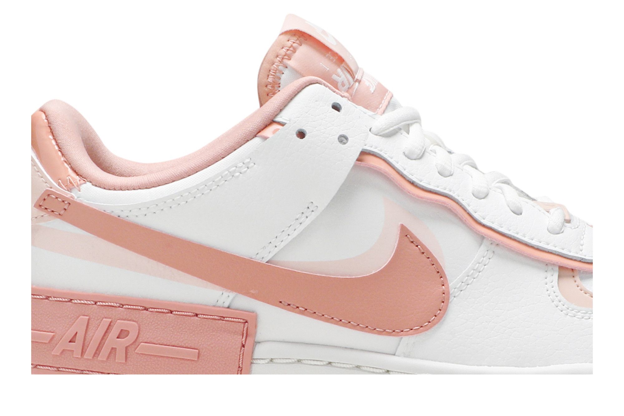 Buy Wmns Air Force 1 Shadow Washed Coral CJ1641 101 GOAT CA