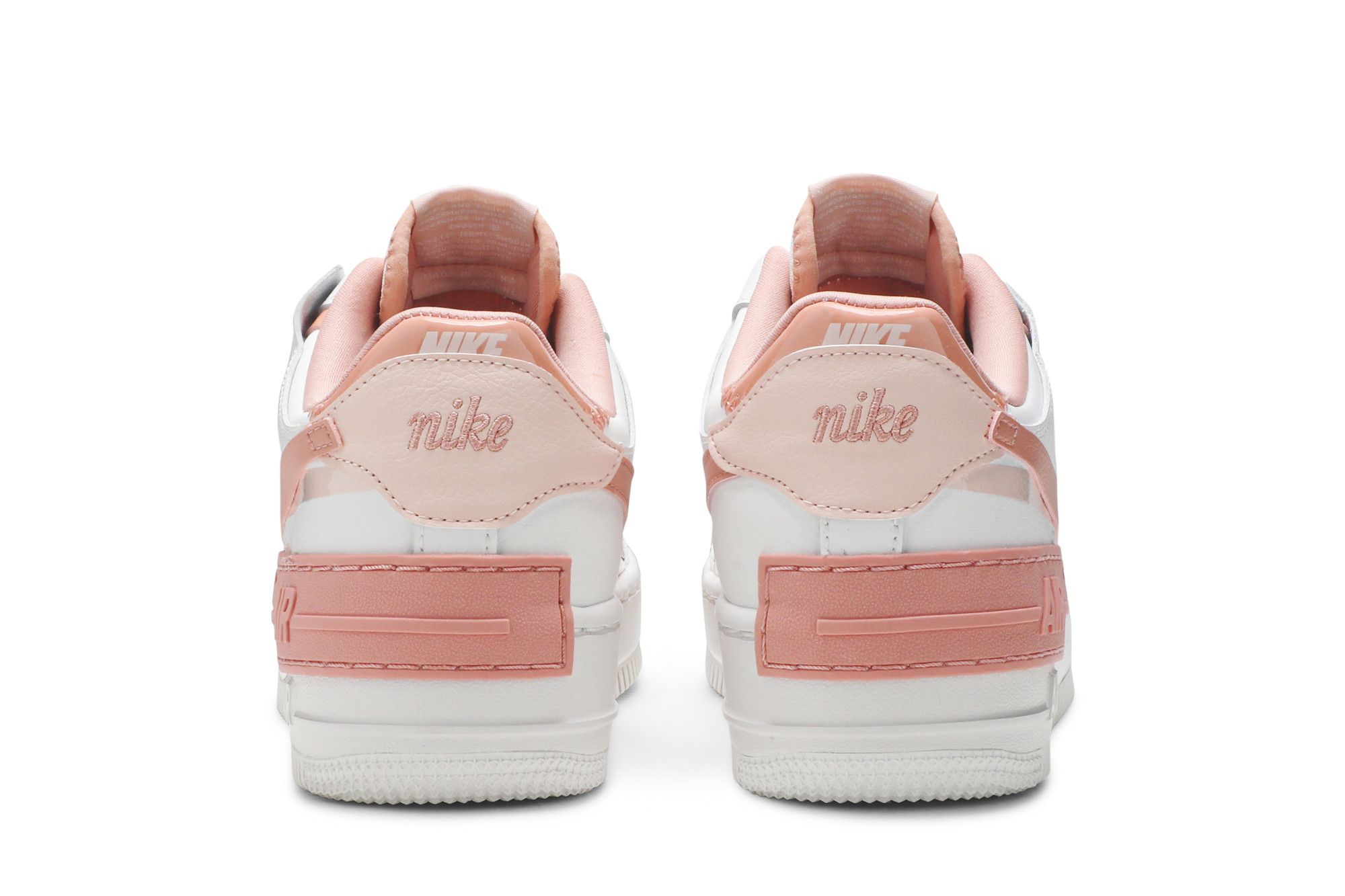 Buy Wmns Air Force 1 Shadow Washed Coral CJ1641 101 GOAT CA