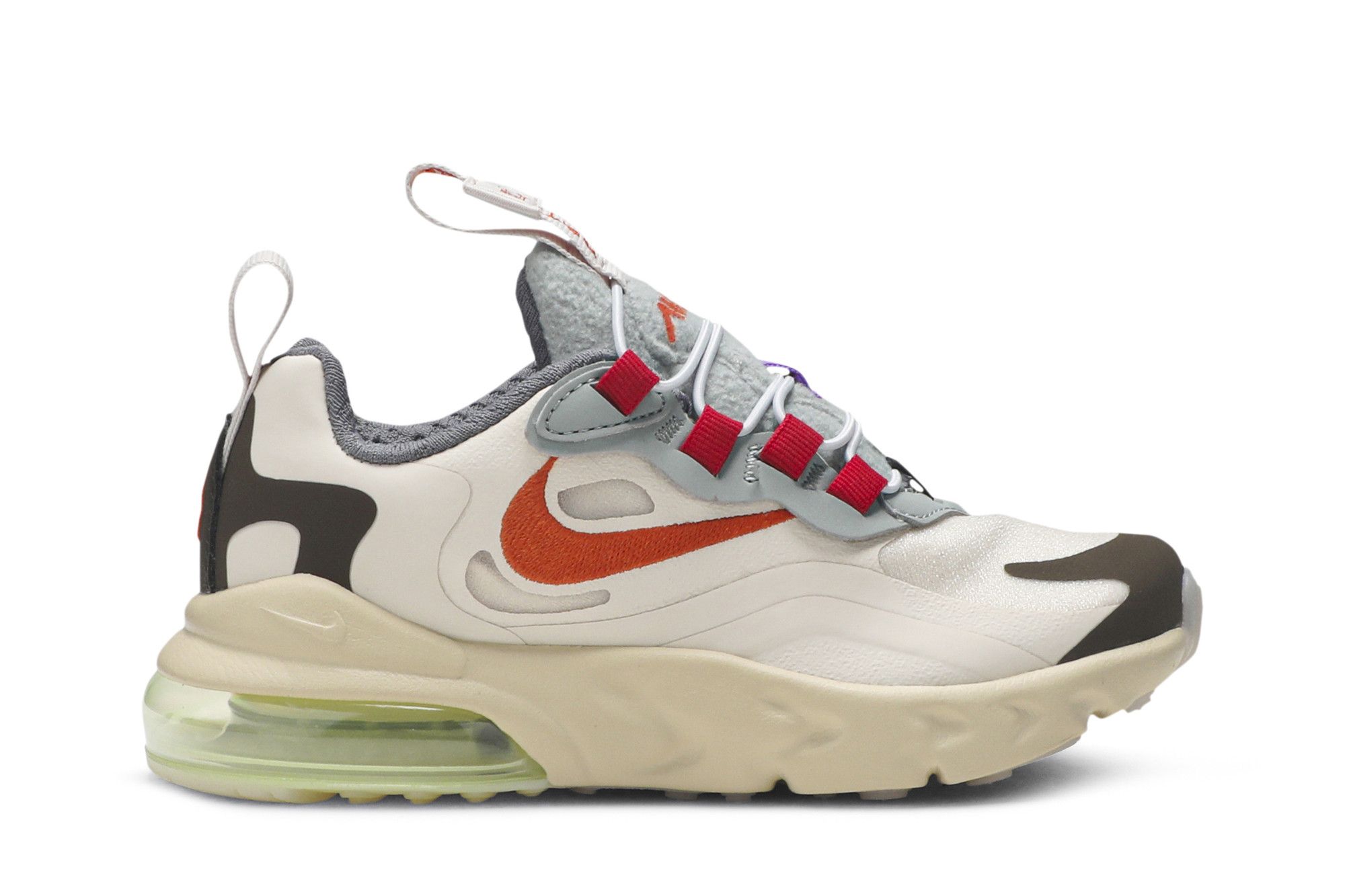 Travis scott x 'air max best sale 270 react light cream/dark hazel-mica green-starfish