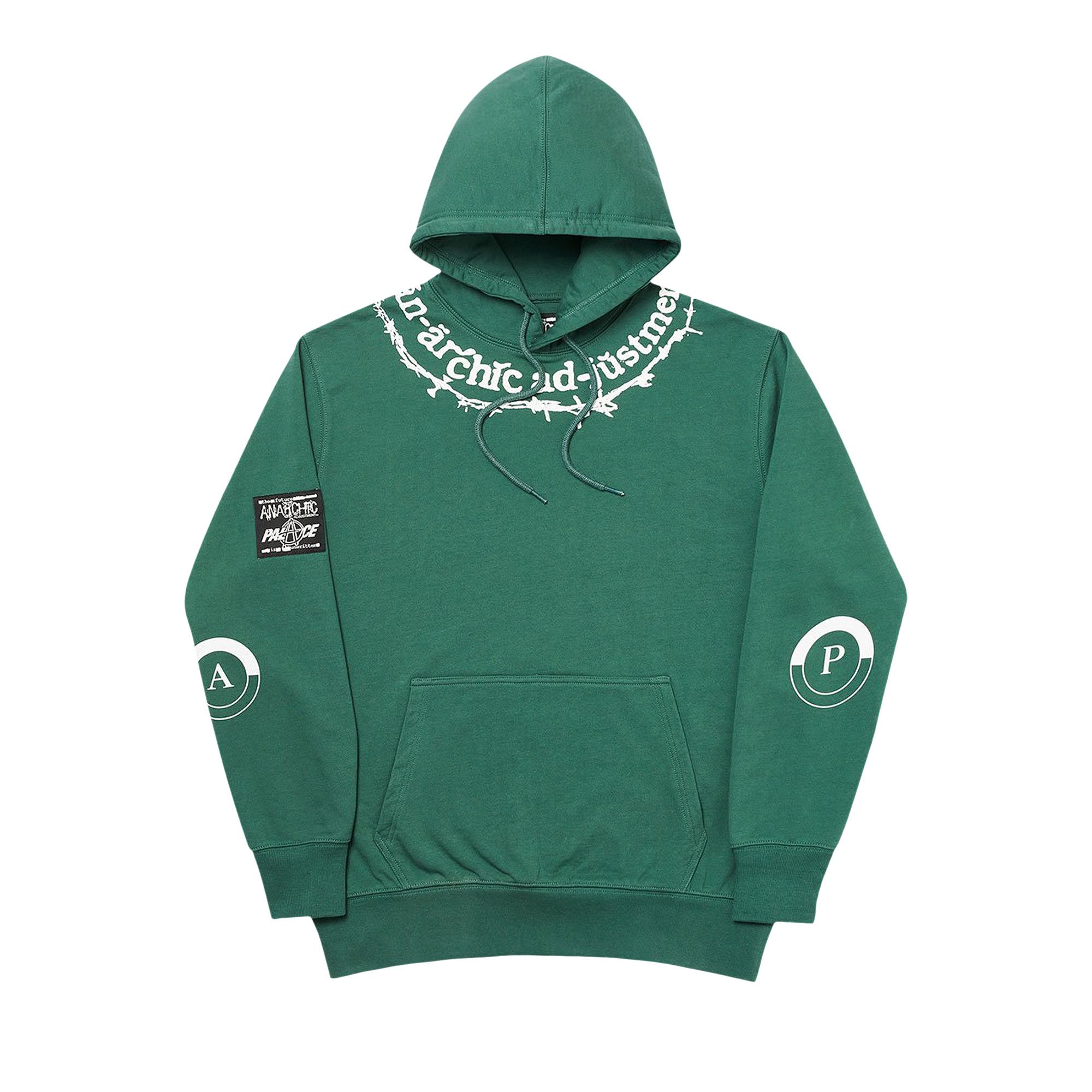 ★25SS WEEK7★Palace EVERGREEN HOOD Buy Palace Barbed Hood 'Dark Green' - P18HD067 | GOAT SA