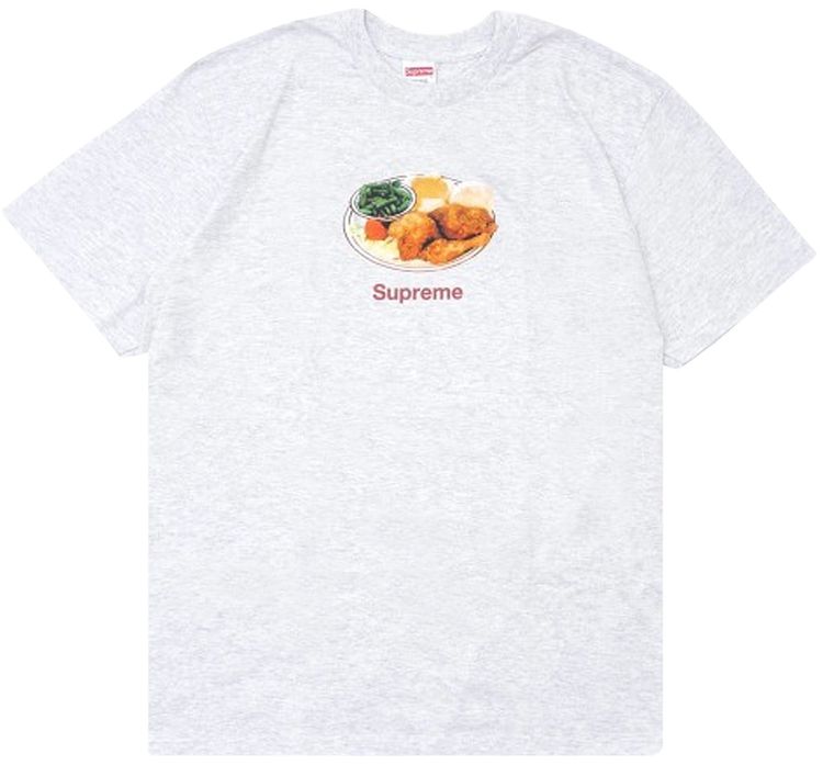 Supreme Chicken Dinner Tee Ash Grey