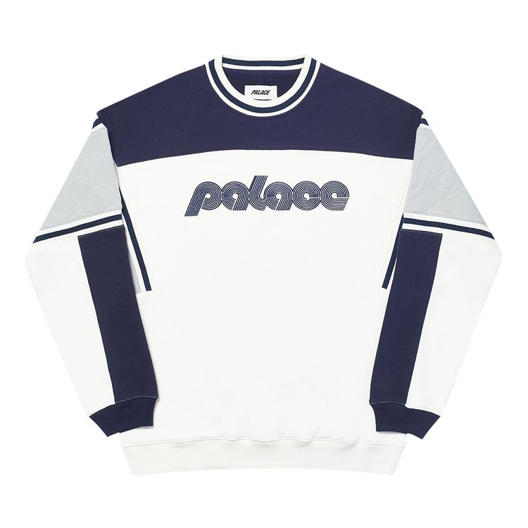 Palace Quilter Crew White