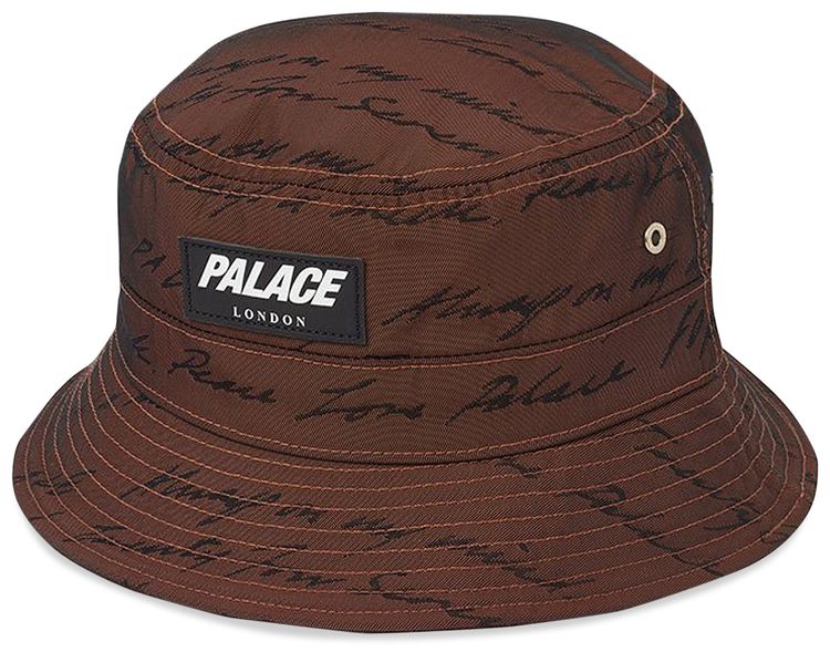 Palace Das Mind Bucket Hat OrangeBlack