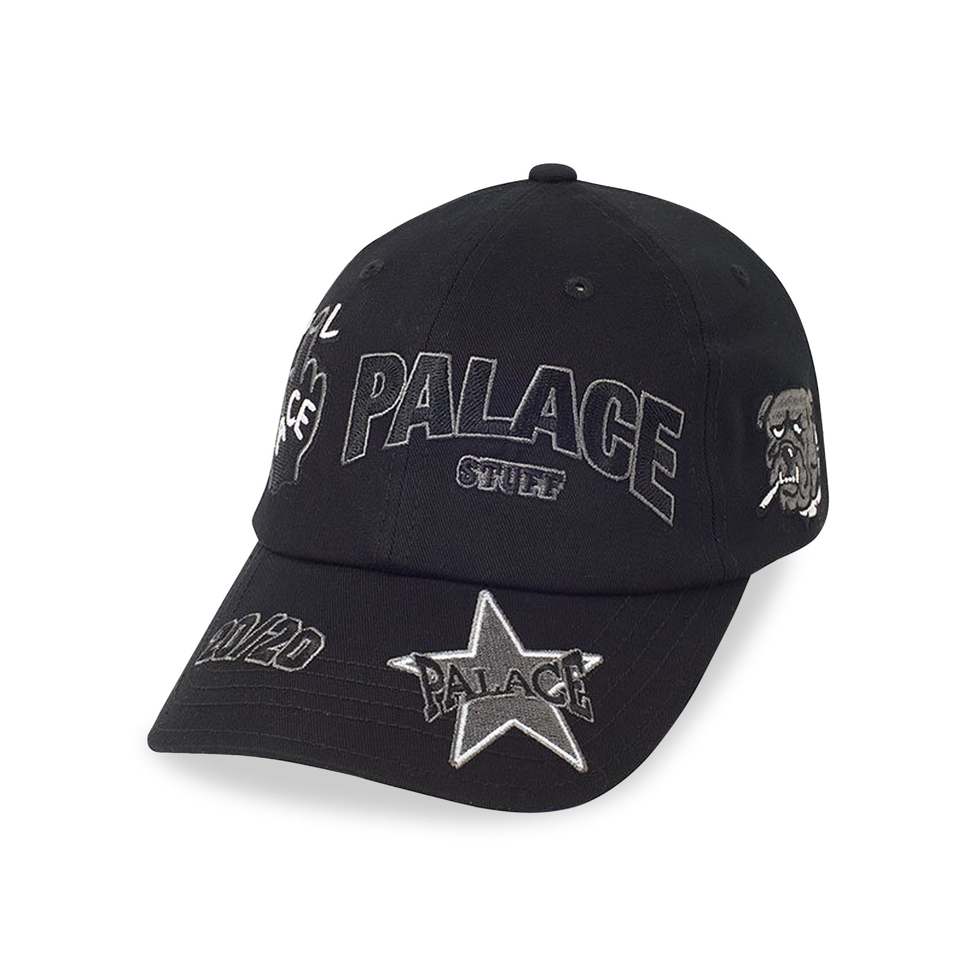 Buy Palace Multi Pack 6-Panel 'Black' - P18H019 | GOAT