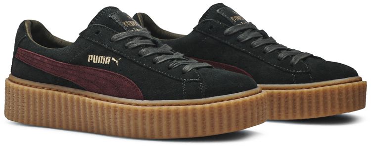 Fenty x Puma Wmns Suede Creeper Green Bordeaux