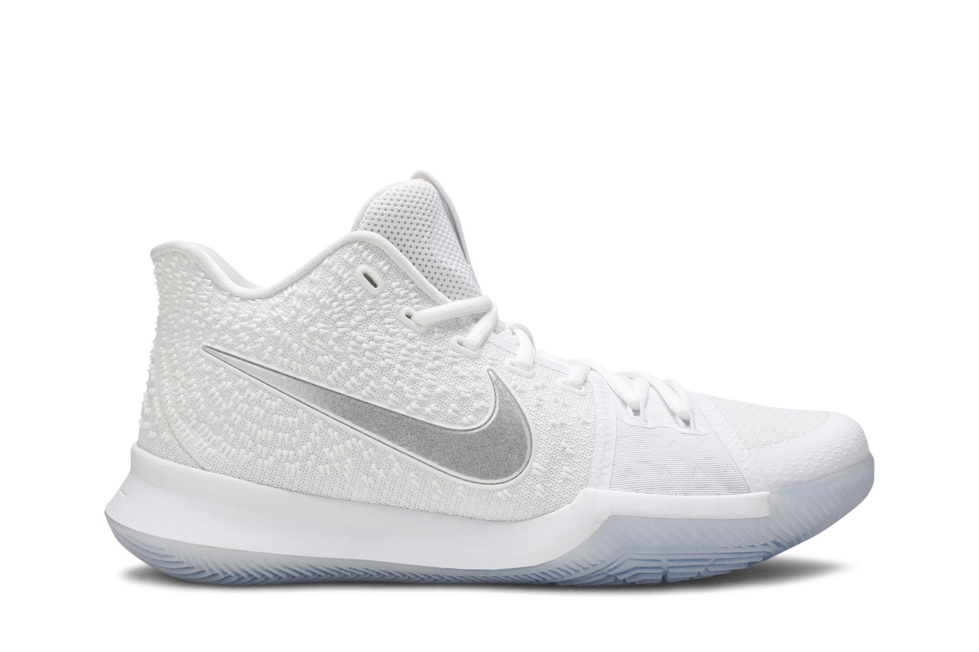 Buy Kyrie 3 White Chrome 852395 103 GOAT
