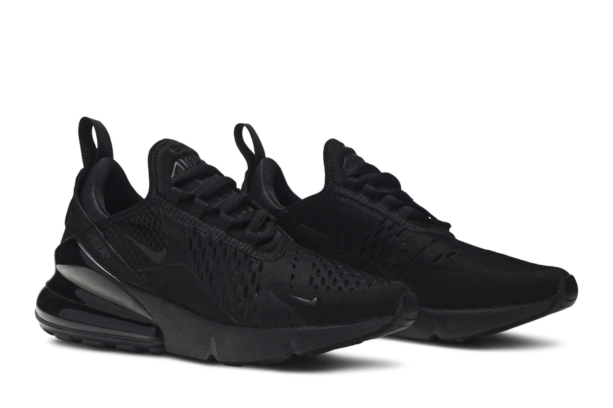 ブラックレディー Nike Women's Air Max 270 Triple Black – Puffer Reds