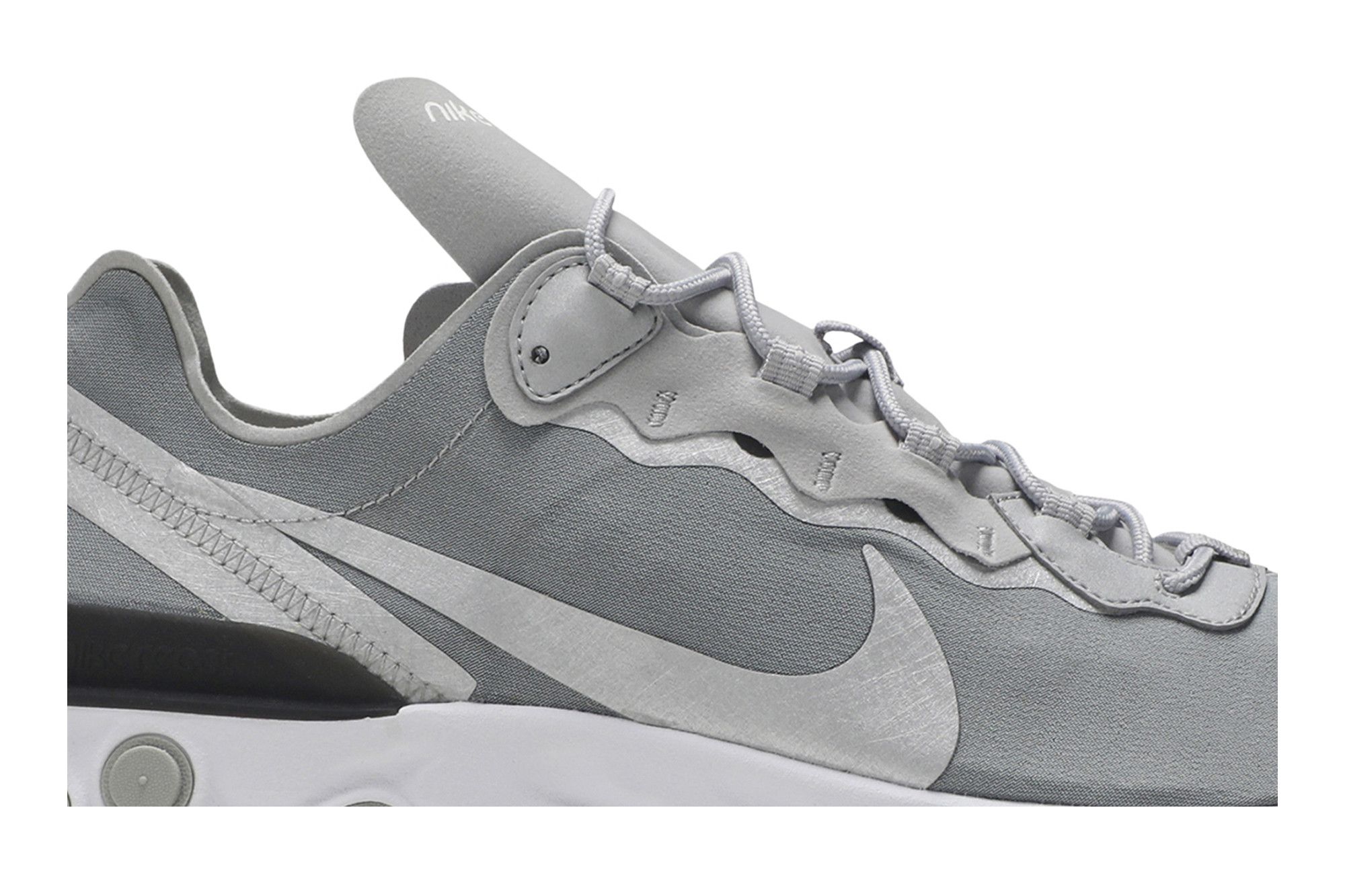 Nike react 55 metallic silver outlet