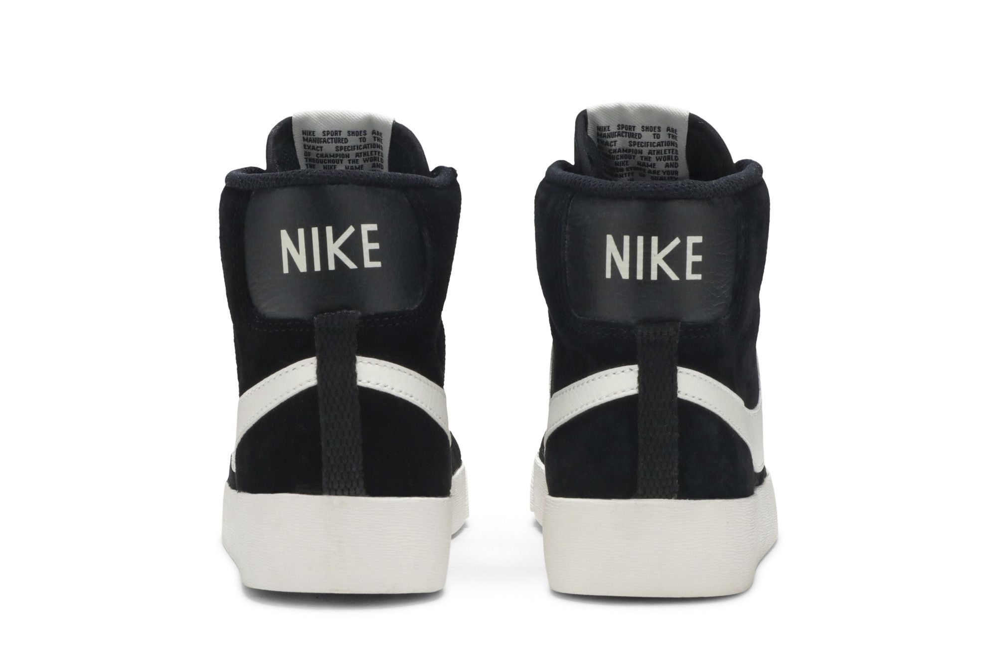 Blazer mid vintage suede all black outlet