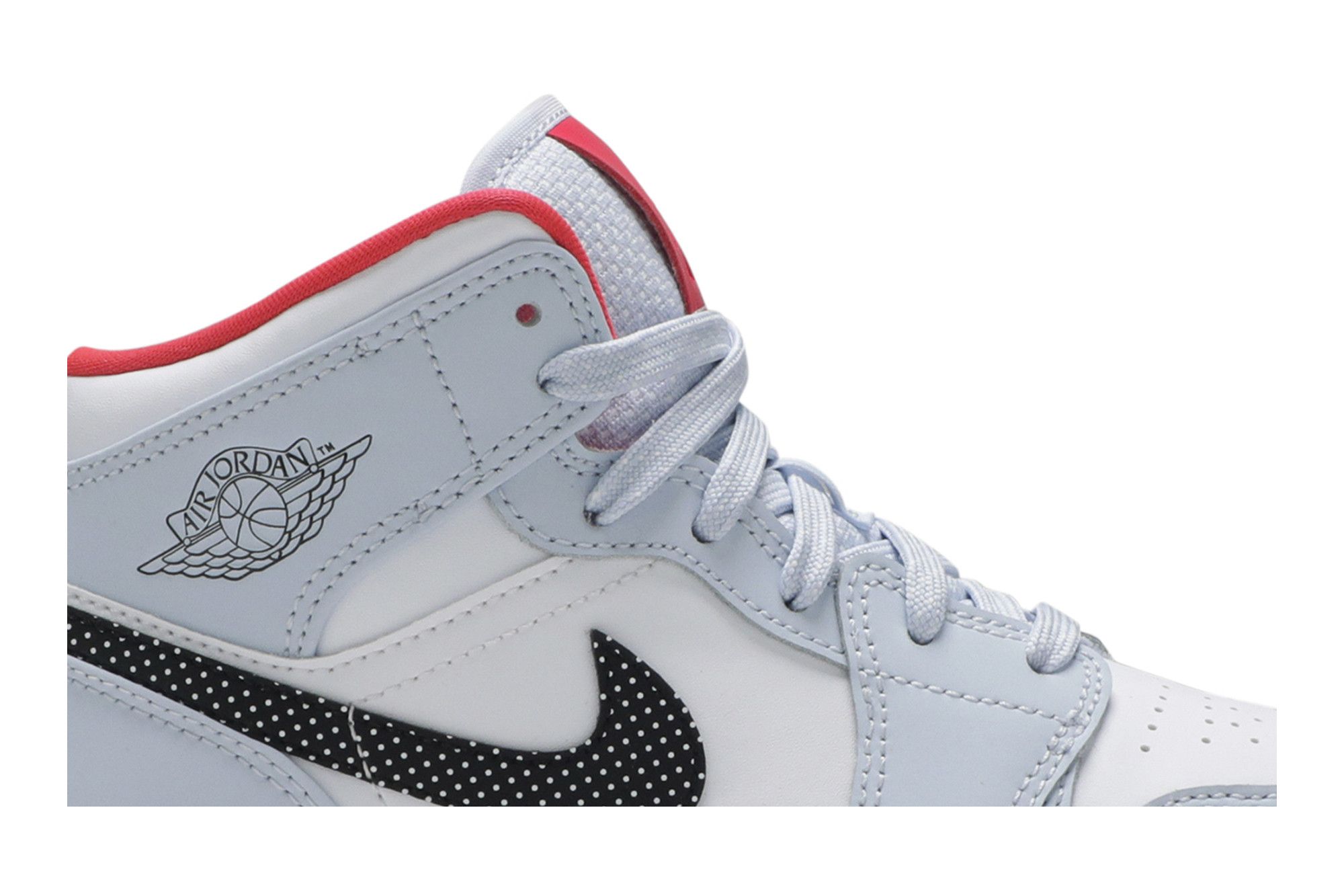 Buy Air Jordan 1 Mid GS Half Blue 555112 400 GOAT