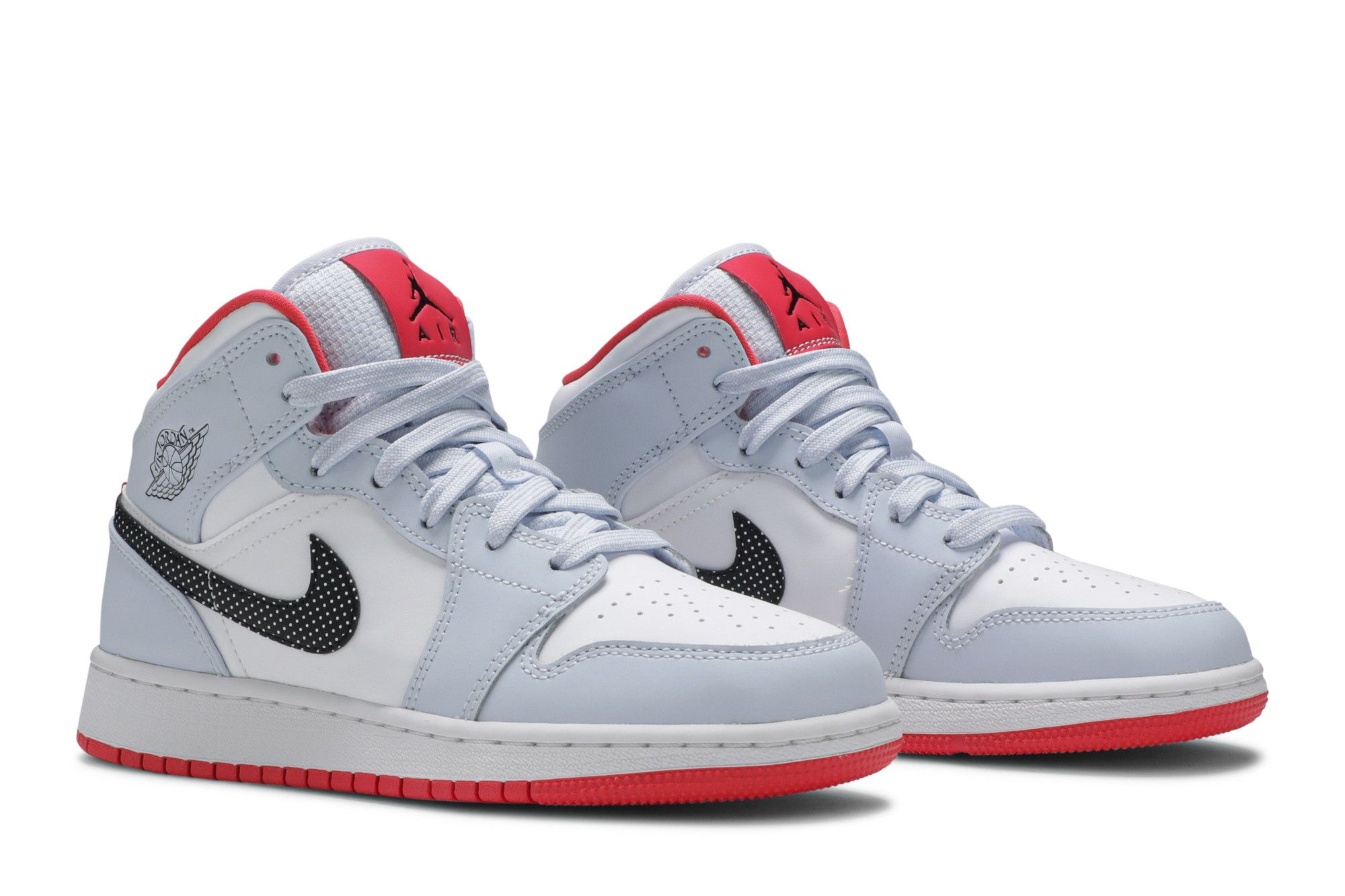 Size 3.5 Air Jordan 1 Mid GS 'Half Blue'