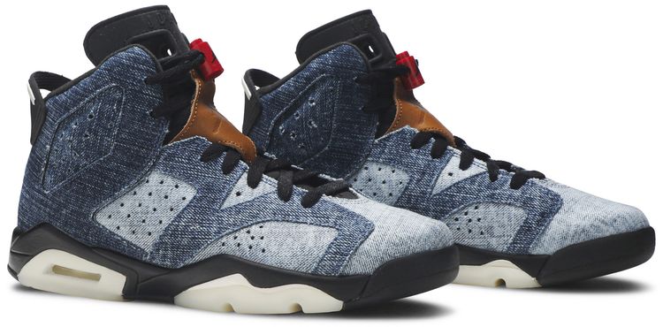 Air Jordan 6 Retro GS Washed Denim