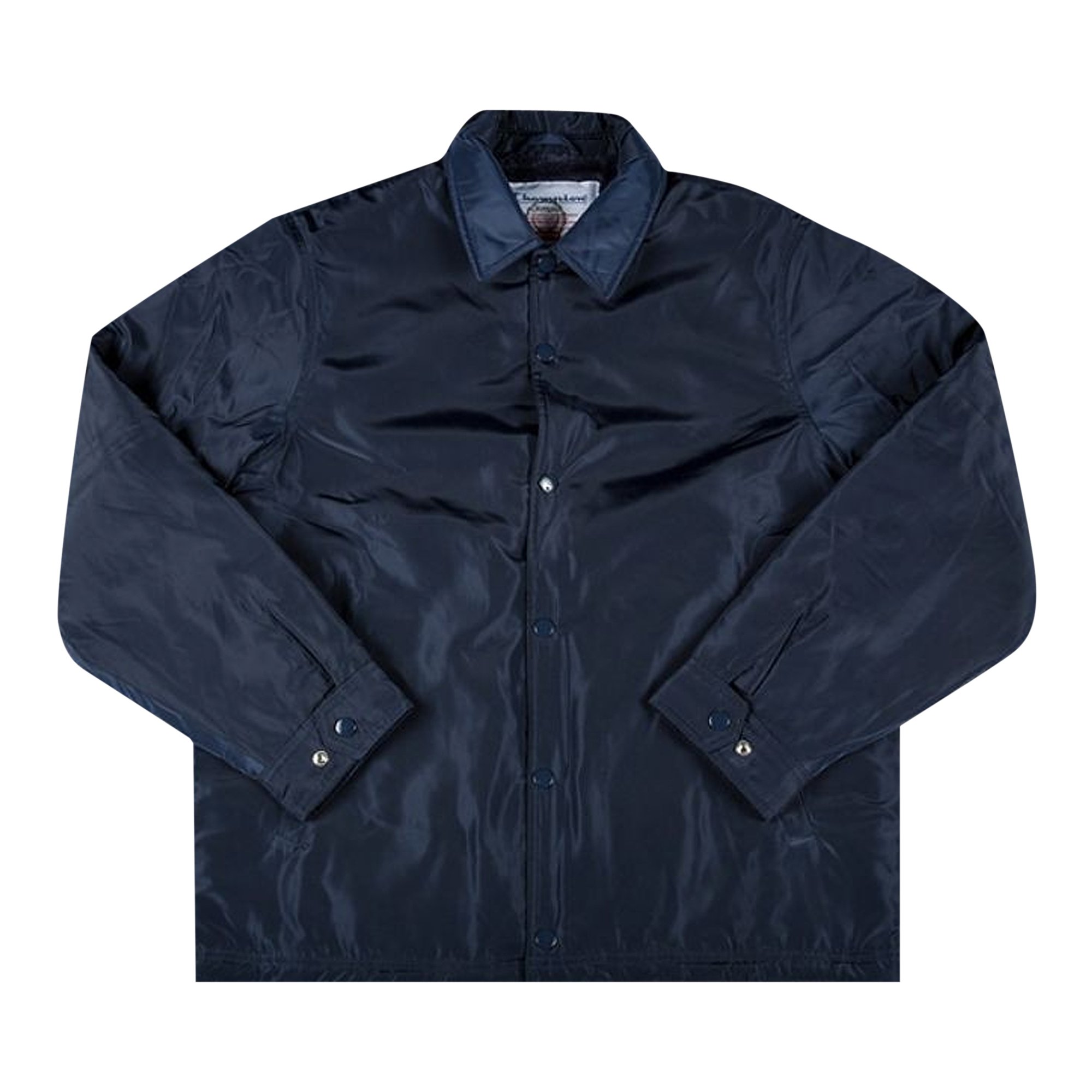 Buy Supreme x Champion Label Coaches Jacket 'Navy' - FW18J74 NAVY | GOAT