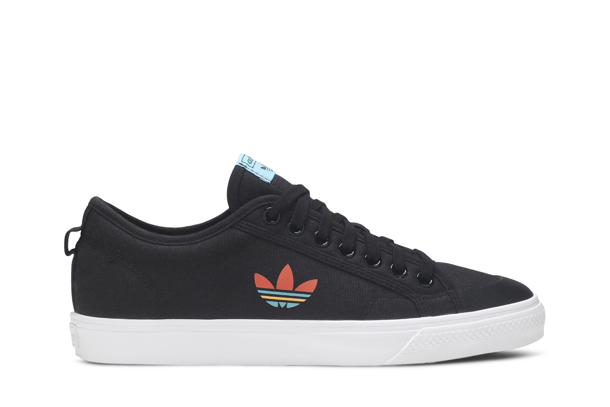 Buy Nizza Colorful Trefoil Black FW4540 GOAT