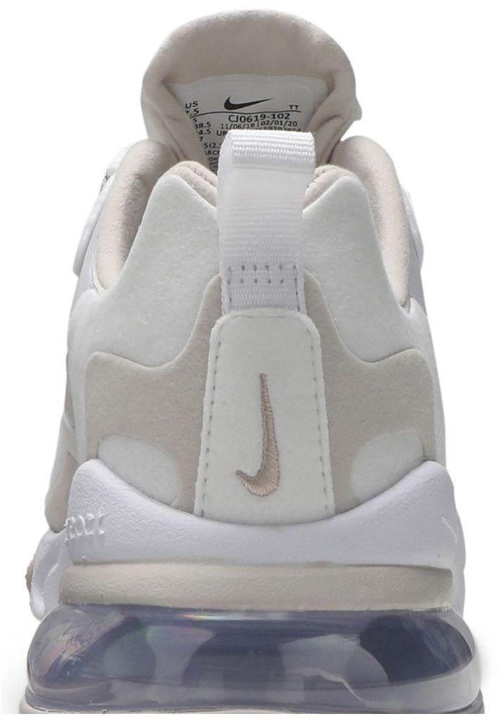 Nike Wmns Air Max 270 React Summit White Orewood Brown