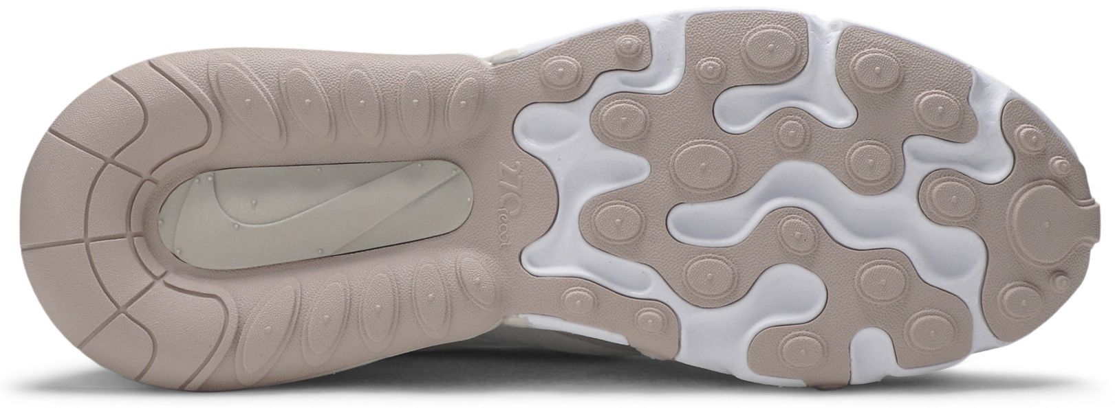 womens air max 270 react summit white orewood brown