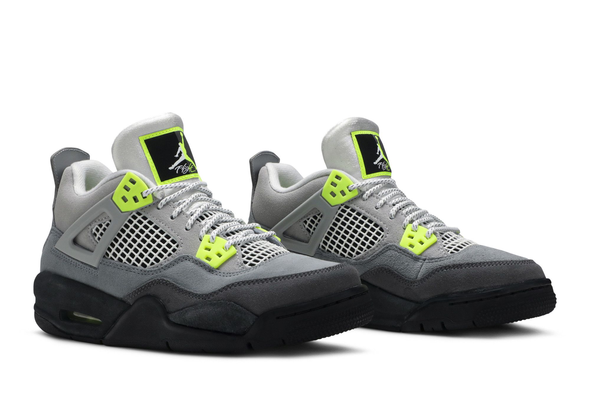 Jordan retro 4 neon discount