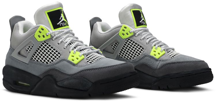 Air Jordan 4 Retro SE GS Neon 95