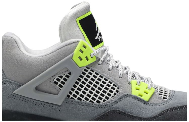 Air Jordan 4 Retro SE GS Neon 95