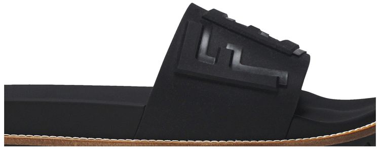 Fendi Slides Logo Print