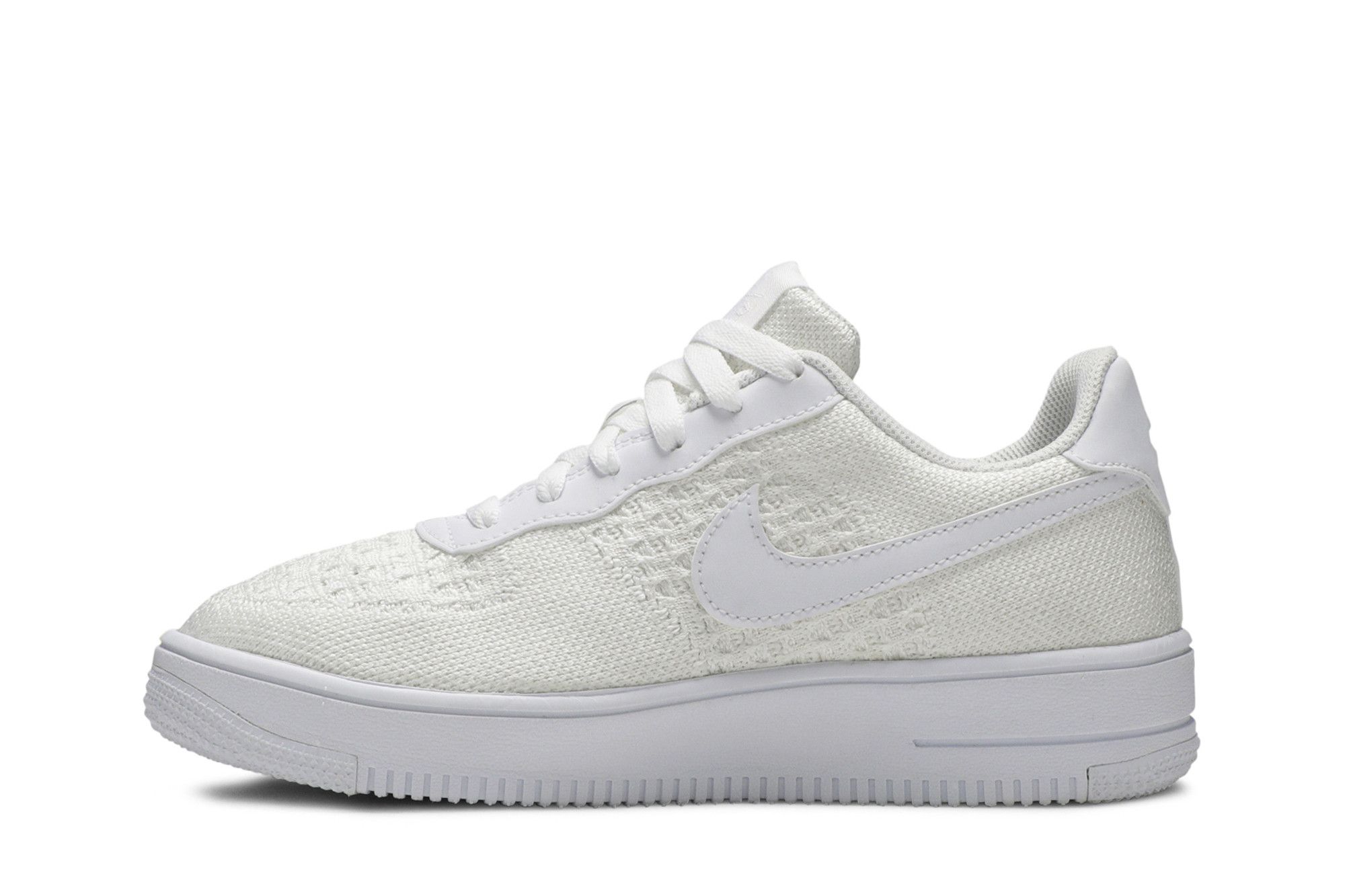 Nike air force 1 flyknit triple white new arrivals