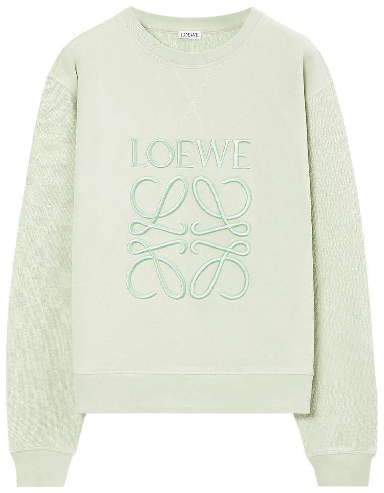 Loewe Loewe Anagram Sweatshirt Light Green