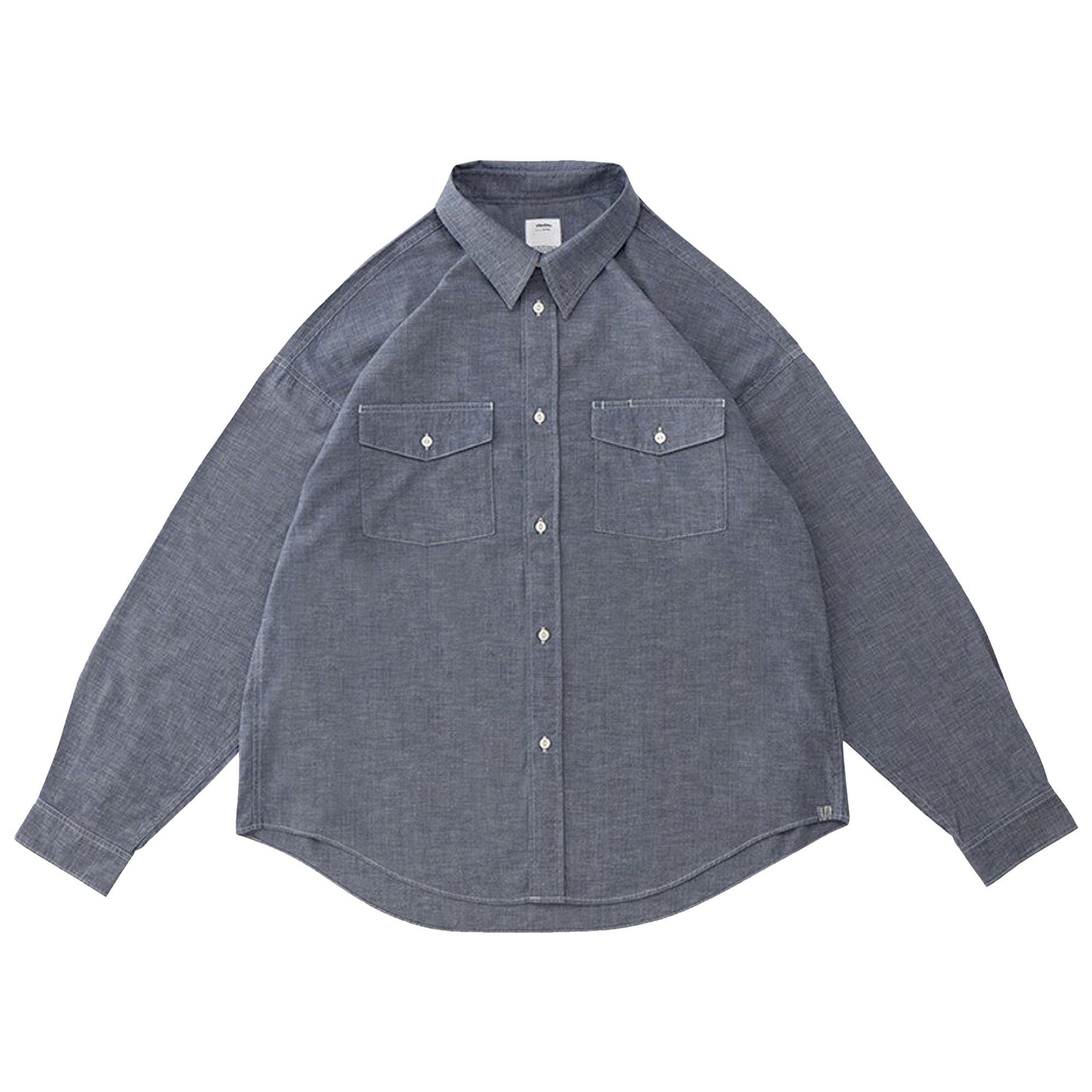 Buy Visvim Pioneer Chambray Long-Sleeve Shirt (C/S) 'Indigo