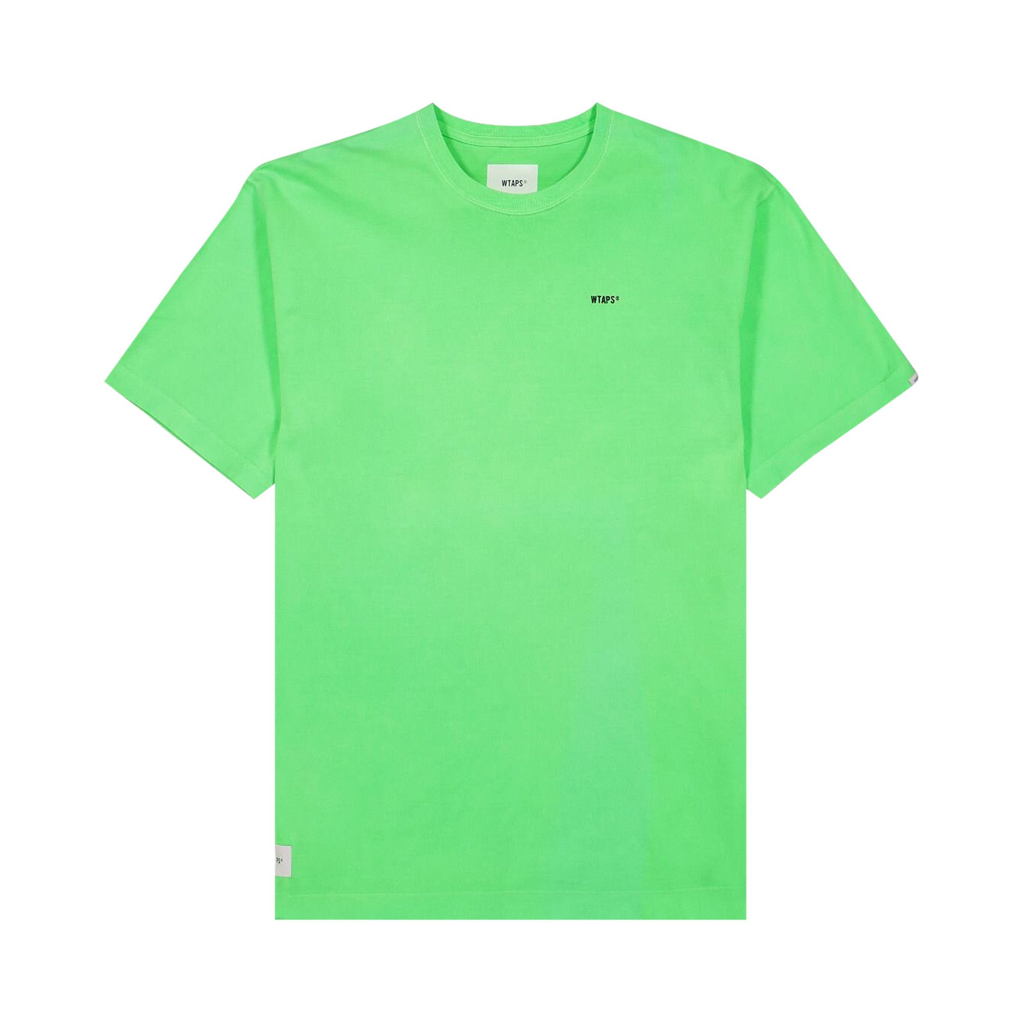 Buy WTAPS Flat 01 Crewneck T-Shirt 'Green' - 211ATDT CSM04 GREE