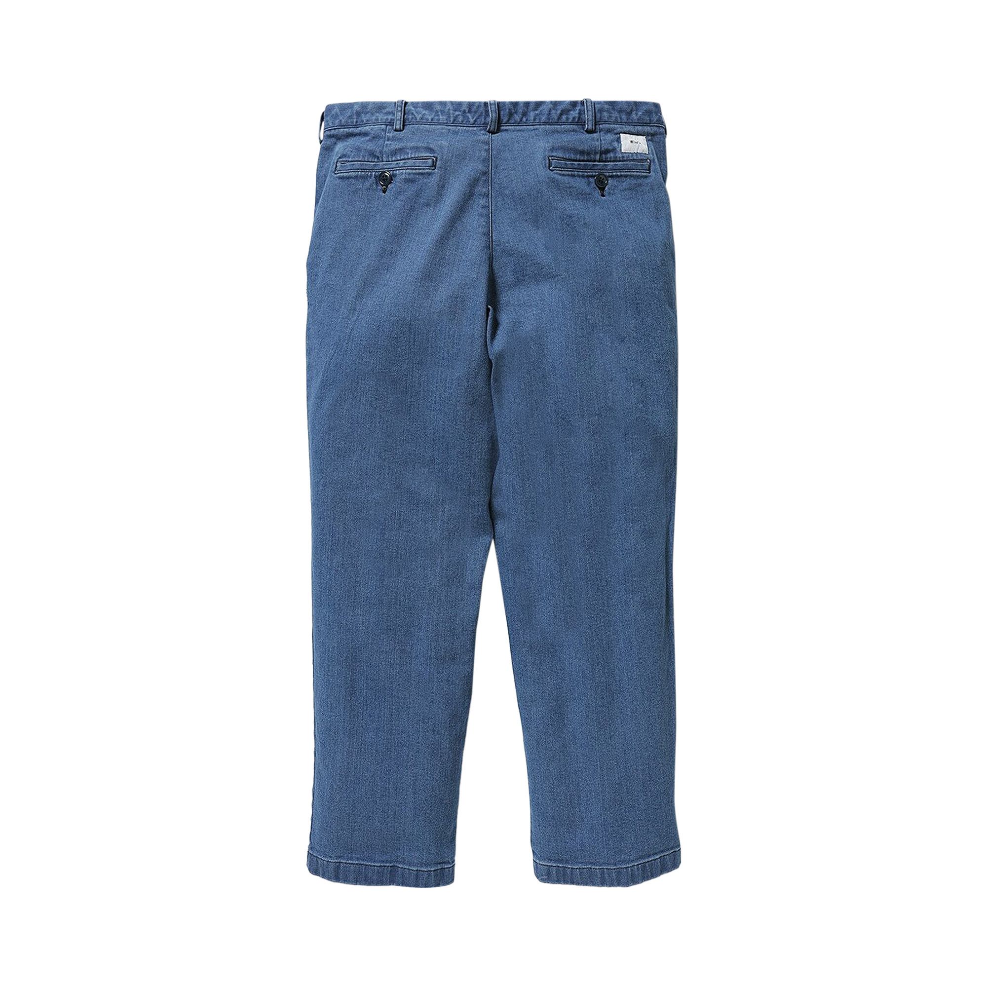 韓国ブランド通販サイト Denim 02 Tuck WTAPS Buy Trousers PTM04 221WVDT - 'Indigo' パンツ