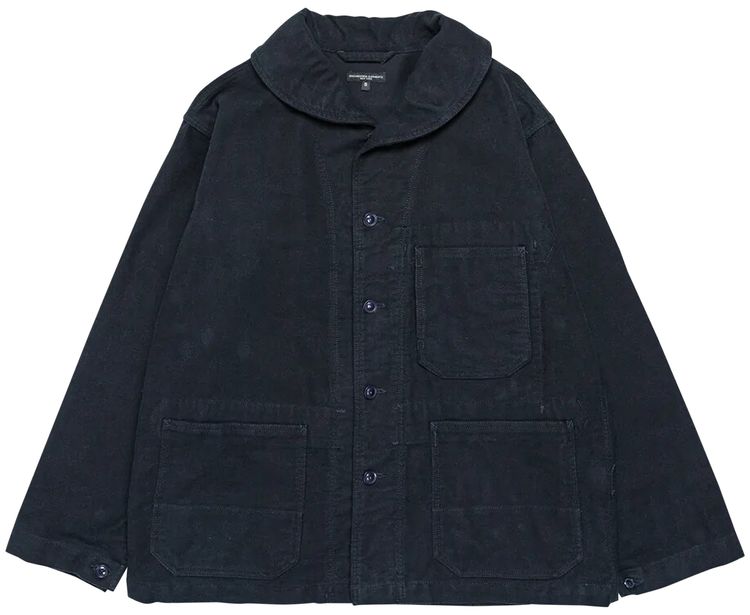 Engineered Garments Shawl Collar Utility Jacket Navy