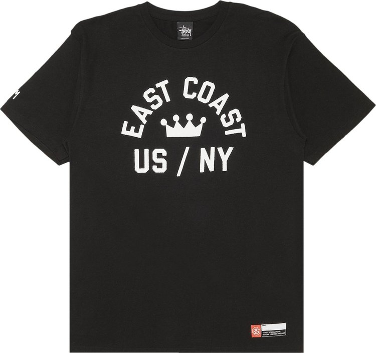 Stussy East Coast Crown US/NY Tee 'Black'