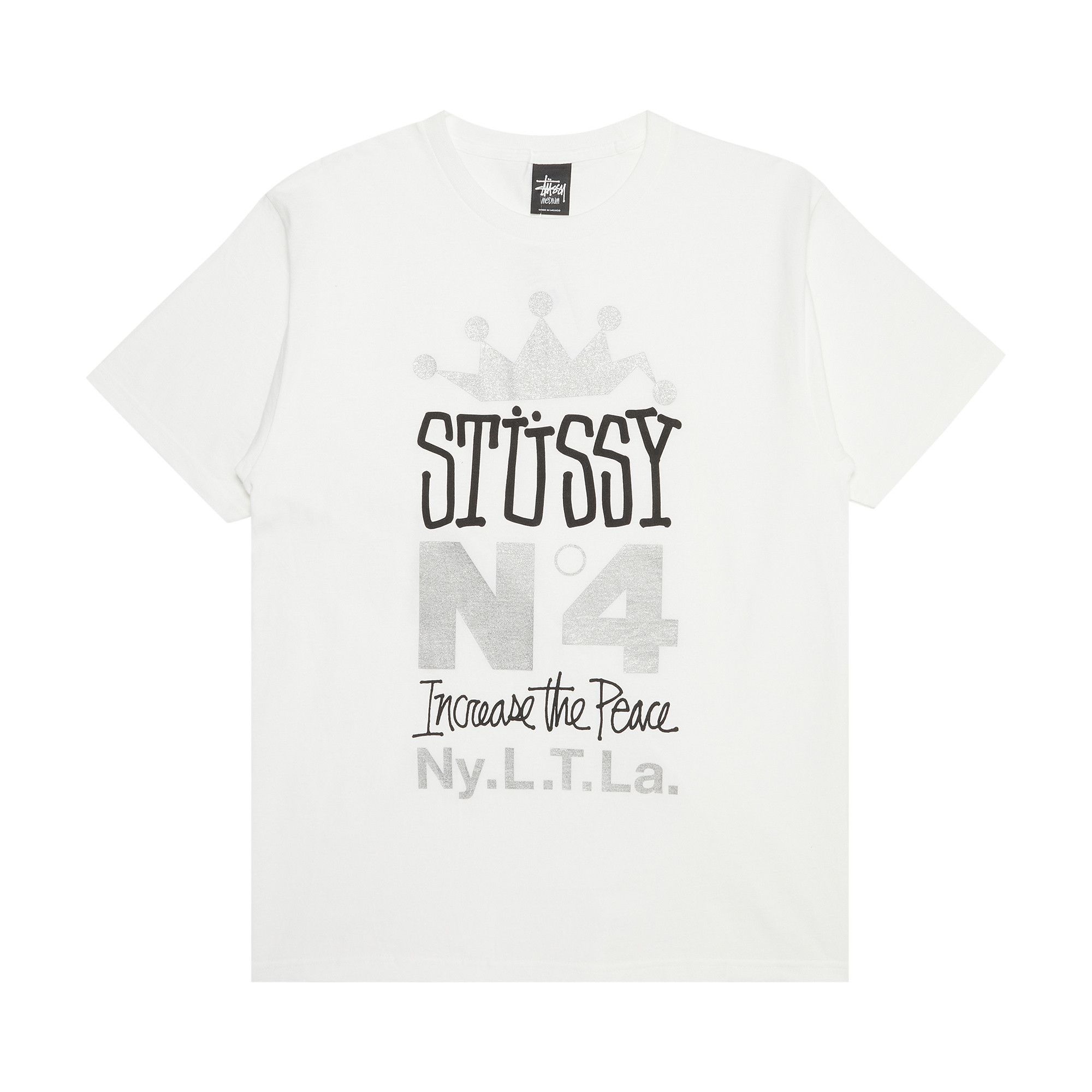 Buy Stussy Crown Stack Tee 'White' - 1903085 WHIT | GOAT
