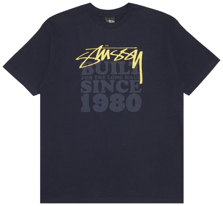 Stussy Gear Built Since 80 Tee Navy