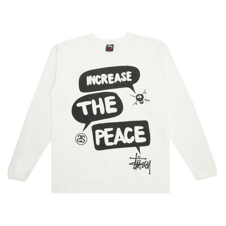 Stussy Gear Increase The Peace Long-Sleeve 'White'