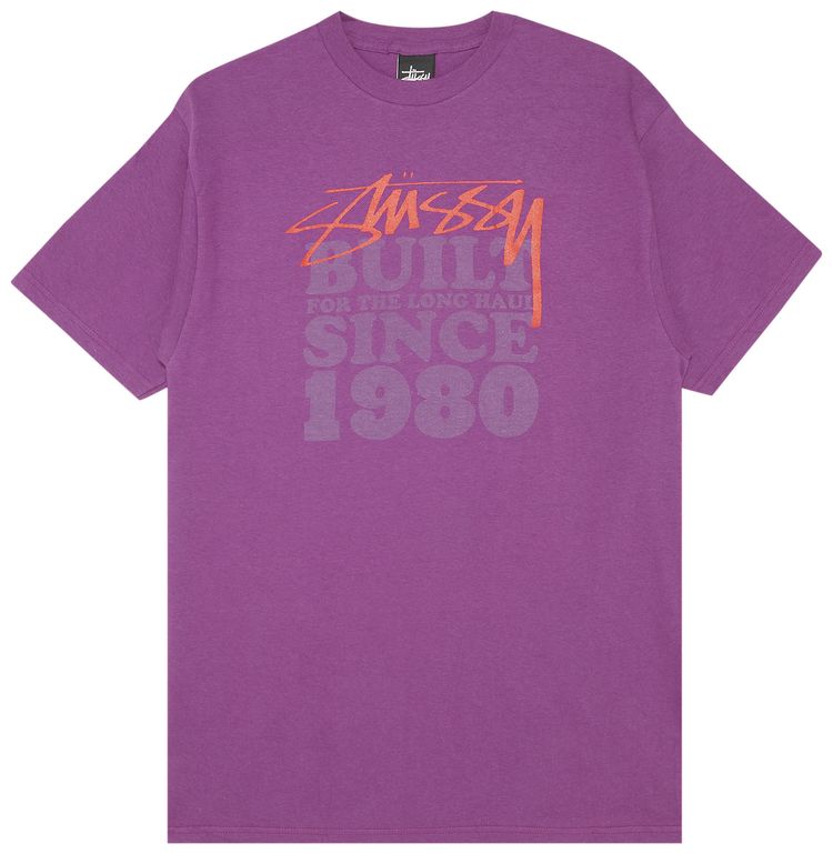 Stussy Gear Built Since 80 Tee Purple