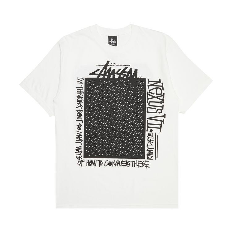 Stussy Rain Frame Tee White